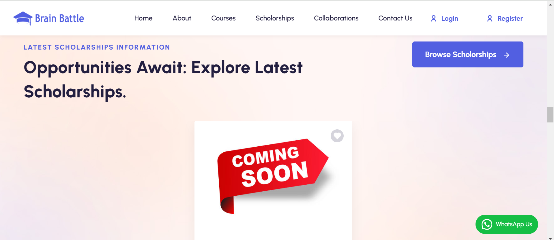 Brain Battle Academy , Eduction Project